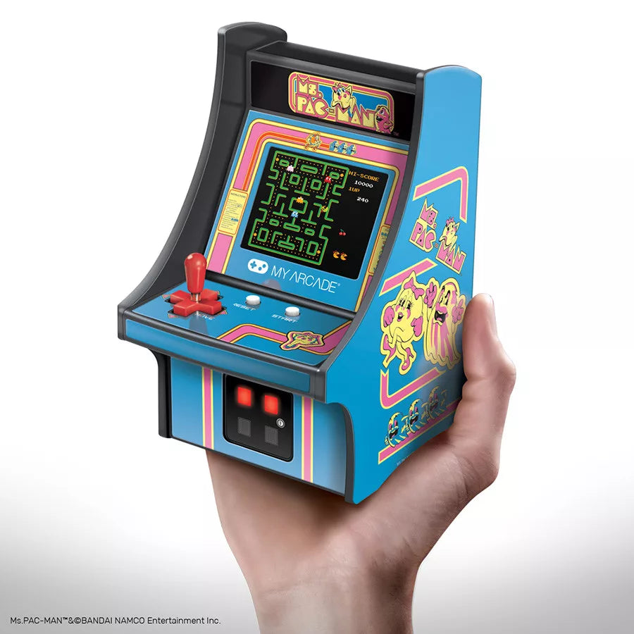 MY ARCADE DGUNL-3230 MS. PAC-MAN MICRO PLAYER RETRO ARCADE 6.75"