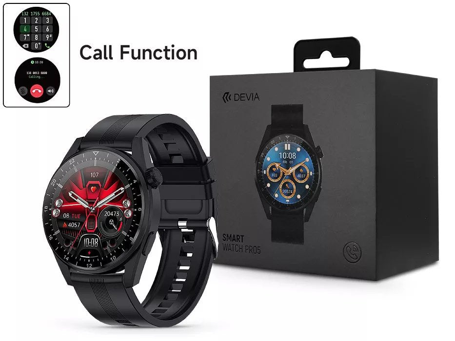 Devia Smart Watch Pro5 Pótszíjjal