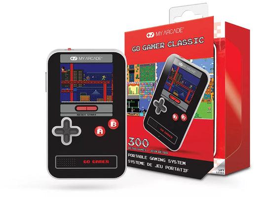 MY ARCADE DGUN-3909 GO GAMER CLASSIC 300IN1 FEKETE & PIROS