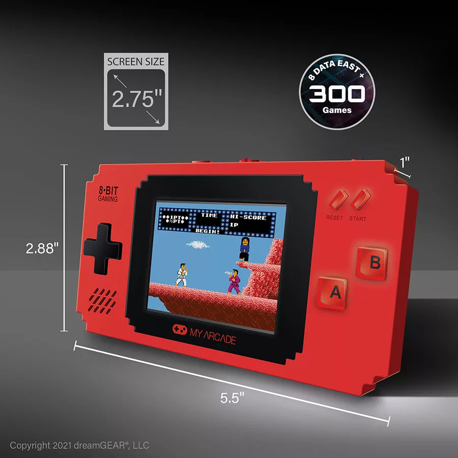 MY ARCADE DGUNL-3202 DATA EAST 300+ PIXEL PLAYER