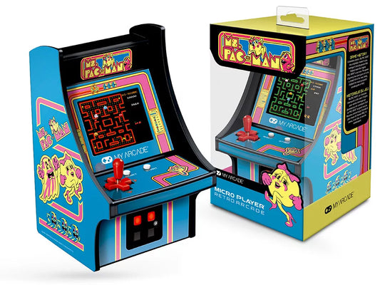 MY ARCADE DGUNL-3230 MS. PAC-MAN MICRO PLAYER RETRO ARCADE 6.75"