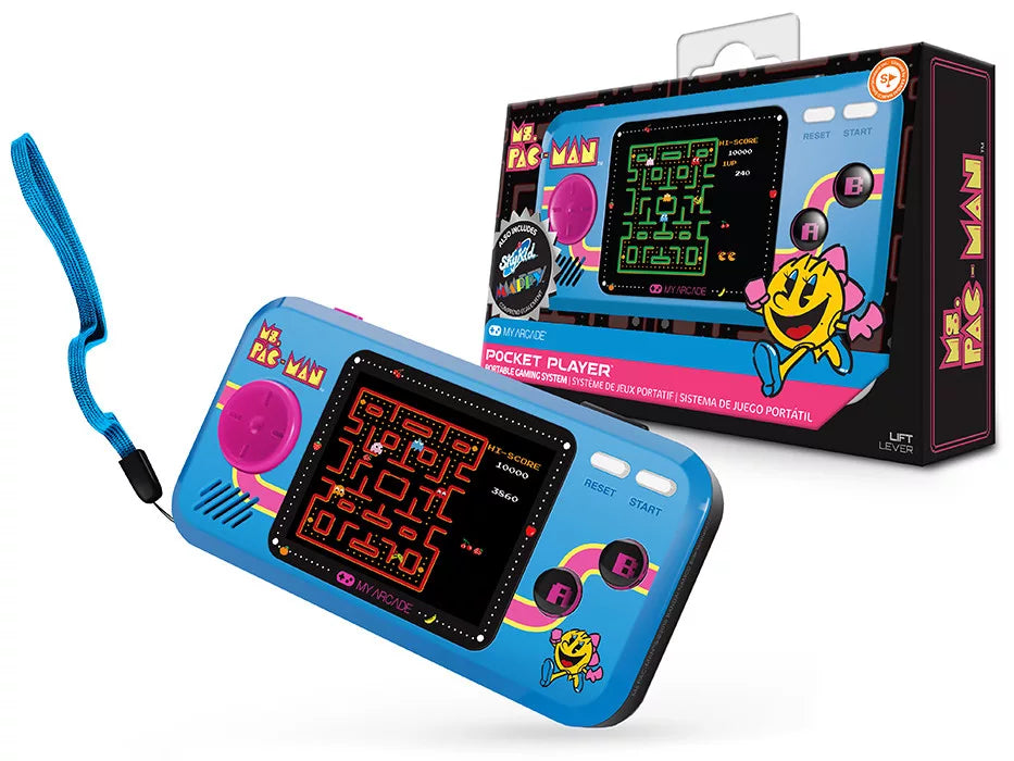 MY ARCADE DGUNL-3242 MS. PAC-MAN 3IN1 POCKET PLAYER