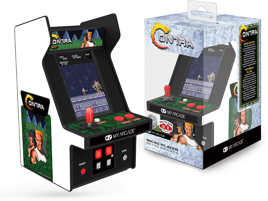 MY ARCADE DGUNL-3280 CONTRA MICRO PLAYER RETRO ARCADE 6.75"
