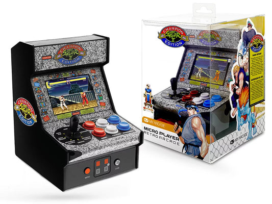 MY ARCADE DGUNL-3283 STREET FIGHTER II CHAMPION EDITION MICRO ARCADE 7.5"