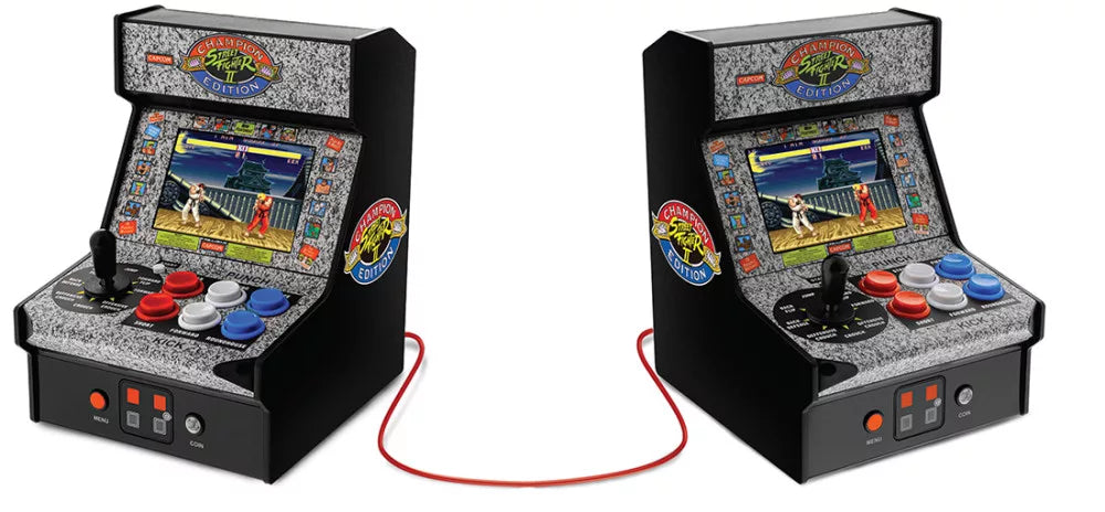 MY ARCADE DGUNL-3283 STREET FIGHTER II CHAMPION EDITION MICRO ARCADE 7.5"