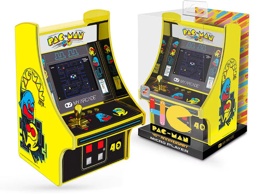 MY ARCADE DGUNL-3290 PAC-MAN 40TH ANNIVERSARY MICRO PLAYER ARCADE 6.75"