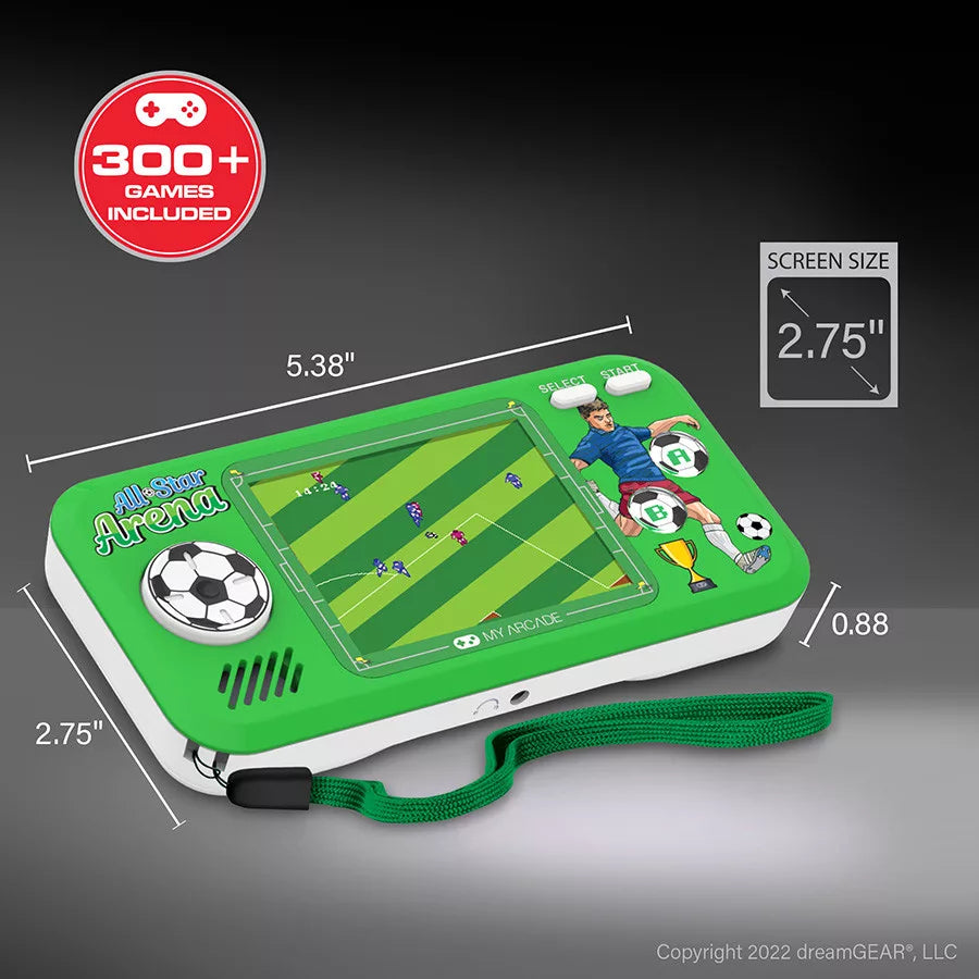 MY ARCADE DGUNL-4128 ALL-STAR ARENA 300+ POCKET PLAYER